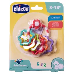 Chicco Easy Grasp Rings Rattle Teether - Multicolour-picture-25