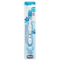 chicco First Milk Teeth Blue 6-36M Soft Toothbrush Extra Soft Toothbrush-picture-13
