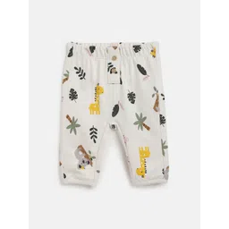 Chicco Girls Conversational Printed Relaxed Mid Rise Cotton Joggers-picture-44