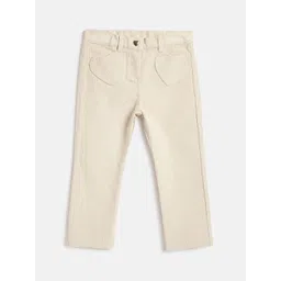 Chicco Girls Textured Relaxed Regular Fit Mid-Rise Trousers-picture-45