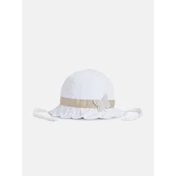Chicco Girls White Solid Sun Hat-picture-33