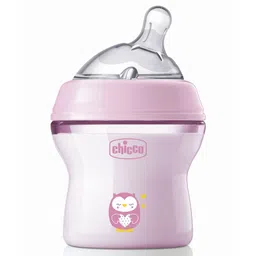 Chicco Natural Feeling Feeding Bottle with Slow Flow Nipple Pink - 150 ml-picture-17