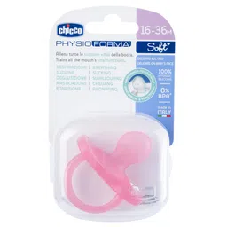 Chicco Physio Soft Silicone Physioforma's Soother Pink - 1 Piece image 1