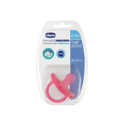 Chicco Physio Soft Silicone Soother (0-6M) - Pink-picture-22