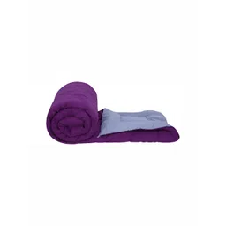 CHICERY Purple & Grey 200 GSM Single Bed Comforter-picture-23