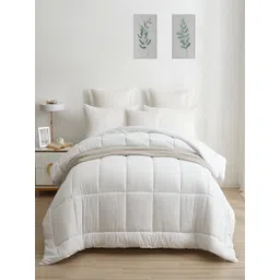CHICERY White Heavy Winter 300 GSM Double Bed Comforter-image-38