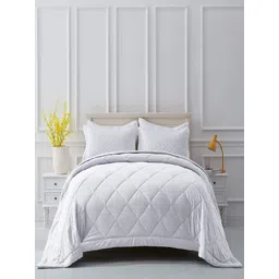 CHICERY White Heavy Winter 300 GSM Double Bed Comforter-picture-33