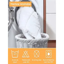 CHICERY White Heavy Winter 300 GSM Single Bed Comforter image 3