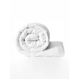 CHICERY White Microfiber AC Room Single Bed Comforter-picture-18