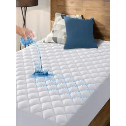 CHICERY White Polycotton Water Resistant Mattress Protector-image-14