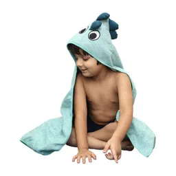 Chickaboo Super Soft Bamboo Hooded Towel Dino Delight - Blue-picture-12
