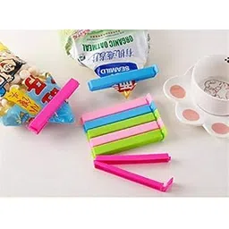 Chidakash® 12 Pcs Durable Food Snack Plastic Bag pouch Sealing Clip Sealer | Food Packet Clip Sealer | Vacuum Sealer for Kitchen-picture-30