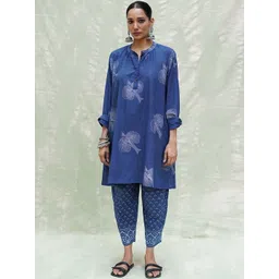 Chidiyaa Botanical Printed Pure Cotton Kurti-picture-13