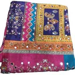 Chiffon Women Choice Own First' Pakistani Dupatta For Mirror Worked Dupatta Multicolored Pack Of 1.-picture-49