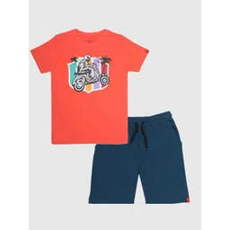 CHILINS Kids Printed T-shirt with Shorts-picture-26