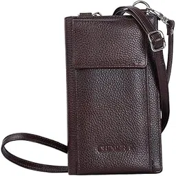 chimera Genuine Leather Sling wallet |Mobile Cell Phone Holder Pocket wallet | Hand Purse Clutch Cross Body Sling Bag for Women-picture-56