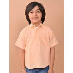 CHIMPAAANZEE Boys Relaxed Pure Cotton Casual Shirt-picture-51