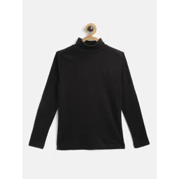 CHIMPRALA Kids Black Solid Winter Skivvy-picture-48