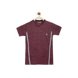 Chimprala Kids Magenta Textured T-Shirt-picture-37