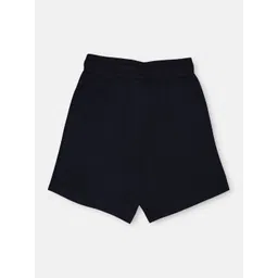 CHIMPRALA Kids Navy Blue & Green Printed Pure Cotton Antimicrobial Shorts image 2