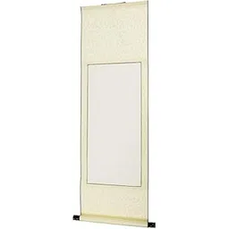 Chinese Xuan Paper Art Wall Scrolls for Sumie and Calligraphy-Silk Scroll Painting Song (Golden) - 1 Pcs-picture-19