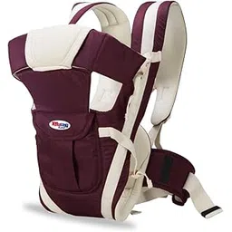 Chinmay Kids 4-In-1 Adjustable Baby Carrier Cum Kangaroo Bag/Carry Sling/Back/Front Carrier With Safety Belt and Buckle Straps for 0-18 Months (Purple)-picture-39