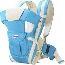 Chinmay Kids Adjustable Baby Carrier Cum Kangaroo Bag/Carry Sling/Back/Front Carrier With Safety Belt and Buckle Straps for 0-18 Months (Baby Blue), Toddler-picture-38