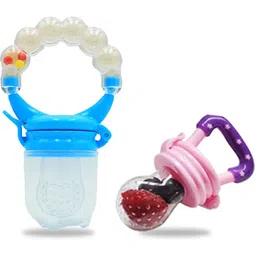 chinmay kids Baby Pacifier New Born With Rattle Handle Silicone Fresh Fruit Safe Kids Soother-picture-12