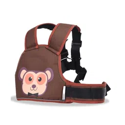 Chinmay Kids Safety Harness Belt for Kids Vehicle Motorcycle Ride Strap for Two Wheeler Back Carry Baby Carrier (Brown)-picture-35
