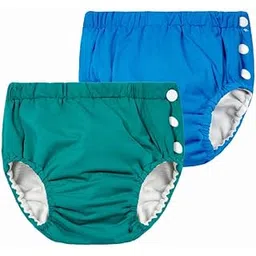 Chinmay Kids Combo of Baby Swim Diaper Waterproof Reusable Leakproof Adjustable Infant Pool Pant Boys Girls Swimsuit, Age Group - (4 months - 3 Years) (Pack of 2, Green- Blue)-picture-11