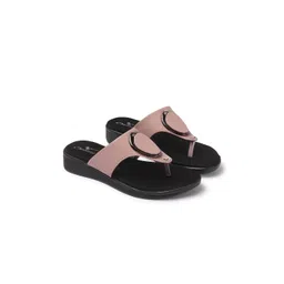 CHINRAAG Women Colourblocked Open Toe Flats image 2