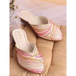 CHINRAAG Women Mules with Bows Flats-picture-19