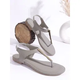 CHINRAAG Women One Toe Flats image 1