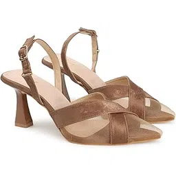 chinraag Women's Block Heel Sandals with Buckles-picture-43