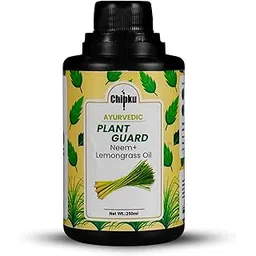 Chipku Ayurvedic Plant Guard 250ml Neem Oil + Lemongrass Oil Spray Formulation Concentrate | 100% Organic Plant Protector | Powerful Pest Control for Indoor & Outdoor Use For Making 50 Neem Spray Bottles-picture-12