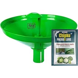 Chipku- Pheromone Water Trap with Lure Plutella xylostella Lure for Catch Insect/Moth Diamond Black Moth (Plutella xylostella) (10)-picture-30