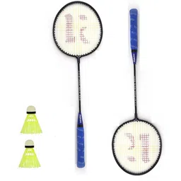 chist Single Shaft Badminton Racket Pack Of 2 Piece With 2 Piece Plastic Shut Badminton Kit-picture-17