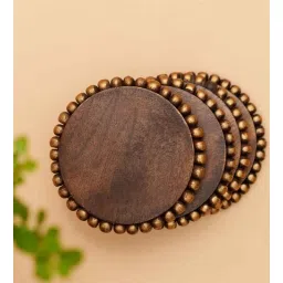 chitra goenka crafts & creations Round Wooden Coasters-picture-38