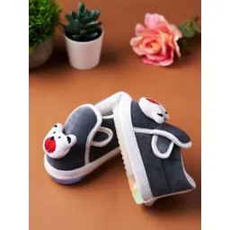 CHiU Unisex Kids Grey Colourblocked Slip-On Sneakers-picture-28