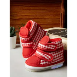 CHiU Unisex Kids Red Printed Slip-On Sneakers-picture-25