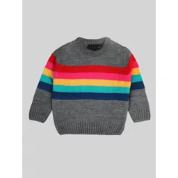 CHKOKKO Boys Colourblocked Woollen Pullover image 1
