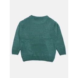 CHKOKKO Boys Typography Printed Woollen Pullover image 3