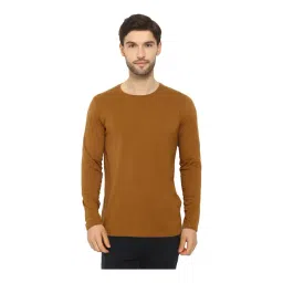 Chkokko Brown Regular Fit T-Shirt-picture-30
