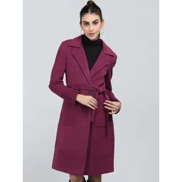 CHKOKKO Double Breasted Woollen Trench Coats-picture-21