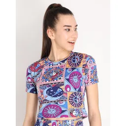 CHKOKKO Ethnic Printed Crop Top-picture-40