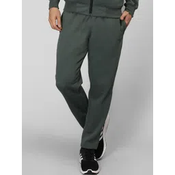 CHKOKKO Men Mid-Rise Fleece Training Track Pants-image-25