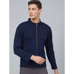 CHKOKKO Men Mock Collar Sporty Jacket-picture-26