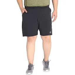 CHKOKKO Men Shorts for Gym Sports or Running | Dry-Fit Fabric Single Layered Active Summer Workout Wear Knee Length Regular Fit | Elastic Waist with Front and Back Pockets-image-36