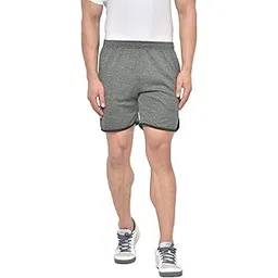 chkokko Men Shorts for Gym Sports or Running | Dry-Fit Fabric Single Layered Active Summer Workout Wear Knee Length Regular Fit | Elastic Waist with Front and Back Pockets-picture-51