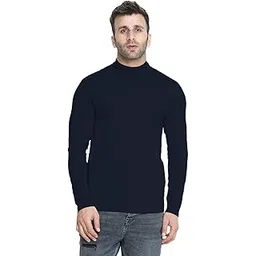 chkokko Men's Winter Wear Cotton High Neck Full Sleeves Regular Fit T-Shirt-picture-48